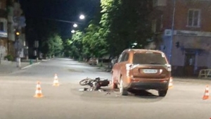 Кіровоградщина: зіткнулися кросовер з мотоциклом